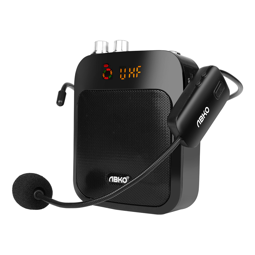 앱코 WMP3 포터블 UHF 무선 마이크 스피커 세트